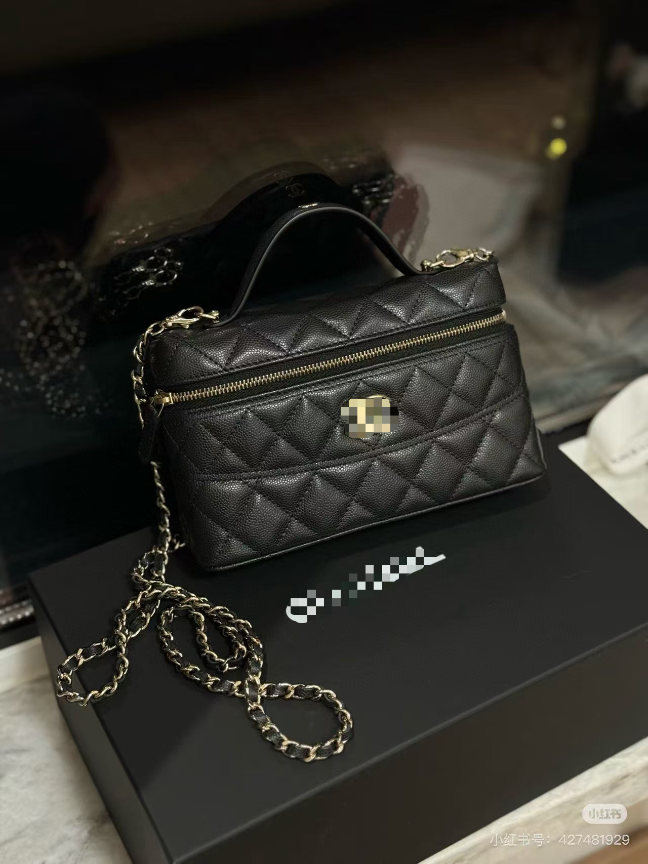 Cross-Border 2026 Early Spring New Style Genuine Leather Satchel Quilted Chain Box Shoulder Crossbody Bag Fashionable Versatile Cosmetic Bag