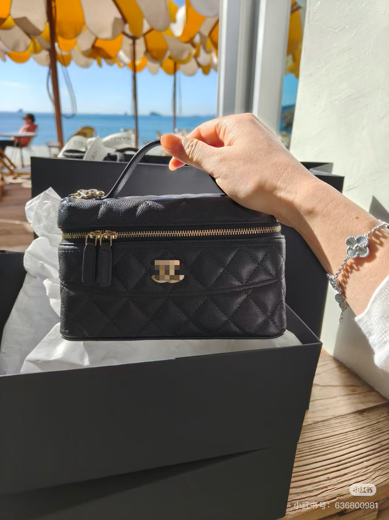 Cross-Border 2026 Early Spring New Style Genuine Leather Satchel Quilted Chain Box Shoulder Crossbody Bag Fashionable Versatile Cosmetic Bag