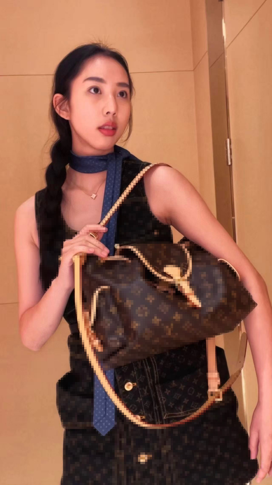 2026 New Women's Bag, Daily Fashion Versatile Monogram Bag with Double Shoulder Straps, Large Capacity Shoulder Bag, in Stock detail image