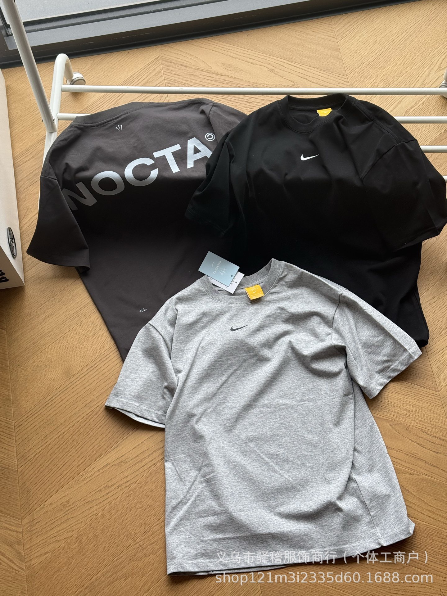 Men s T-Shirt Nocta Collaboration Model with Small Nk Logo Print detail image