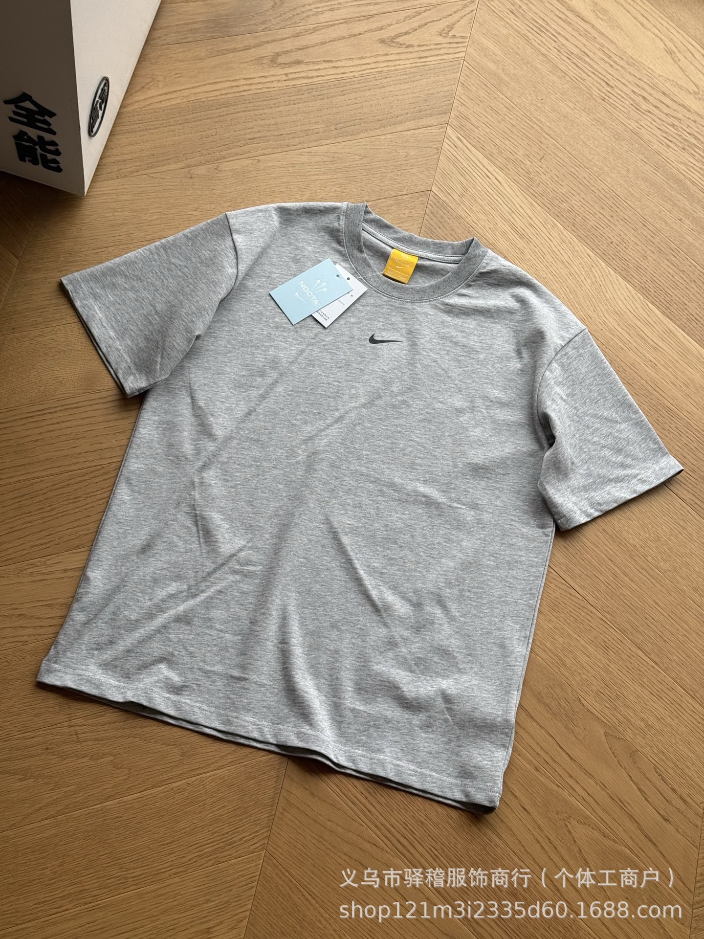 Men s T-Shirt Nocta Collaboration Model with Small Nk Logo Print detail image