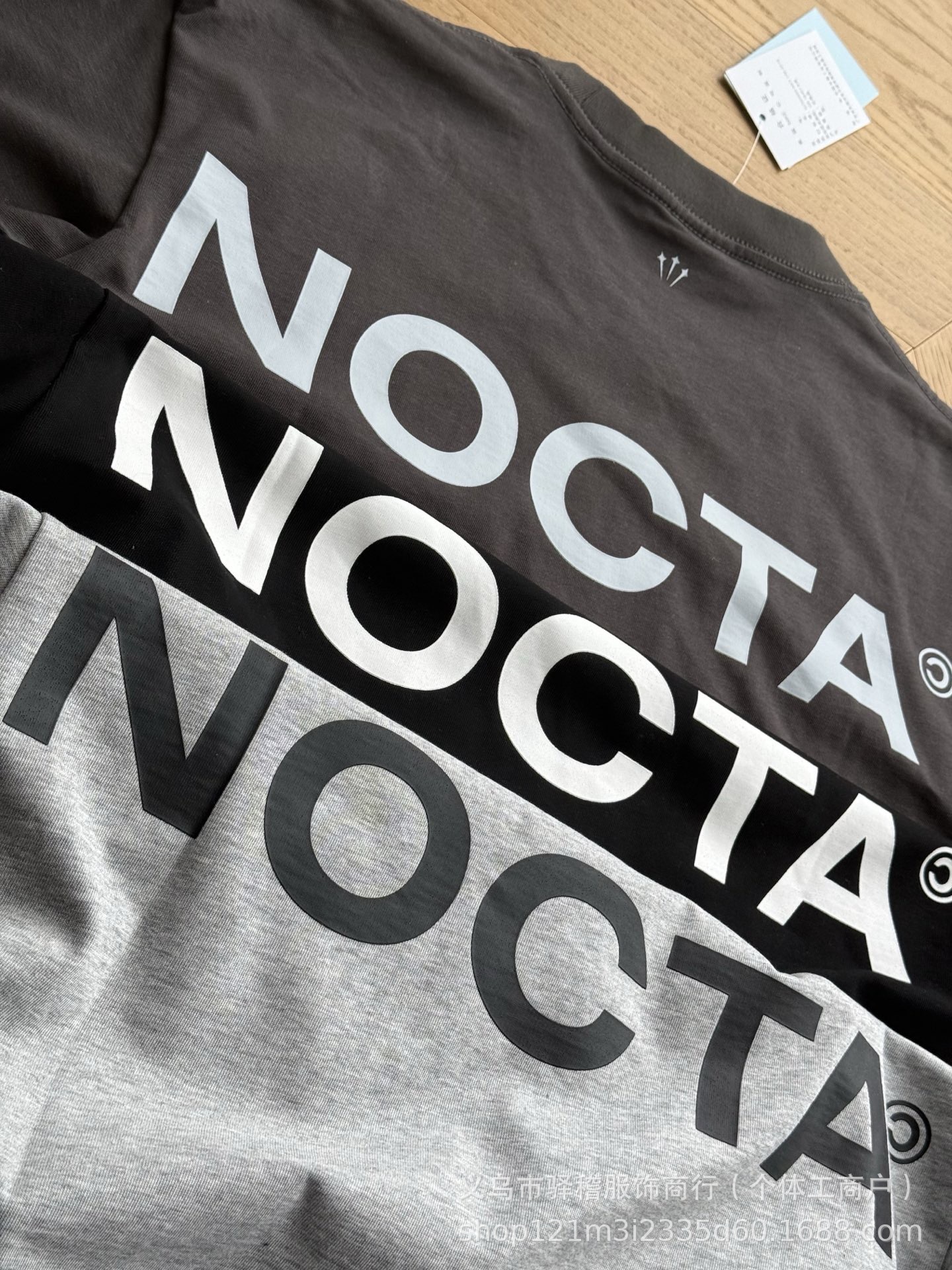 Men s T-Shirt Nocta Collaboration Model with Small Nk Logo Print detail image