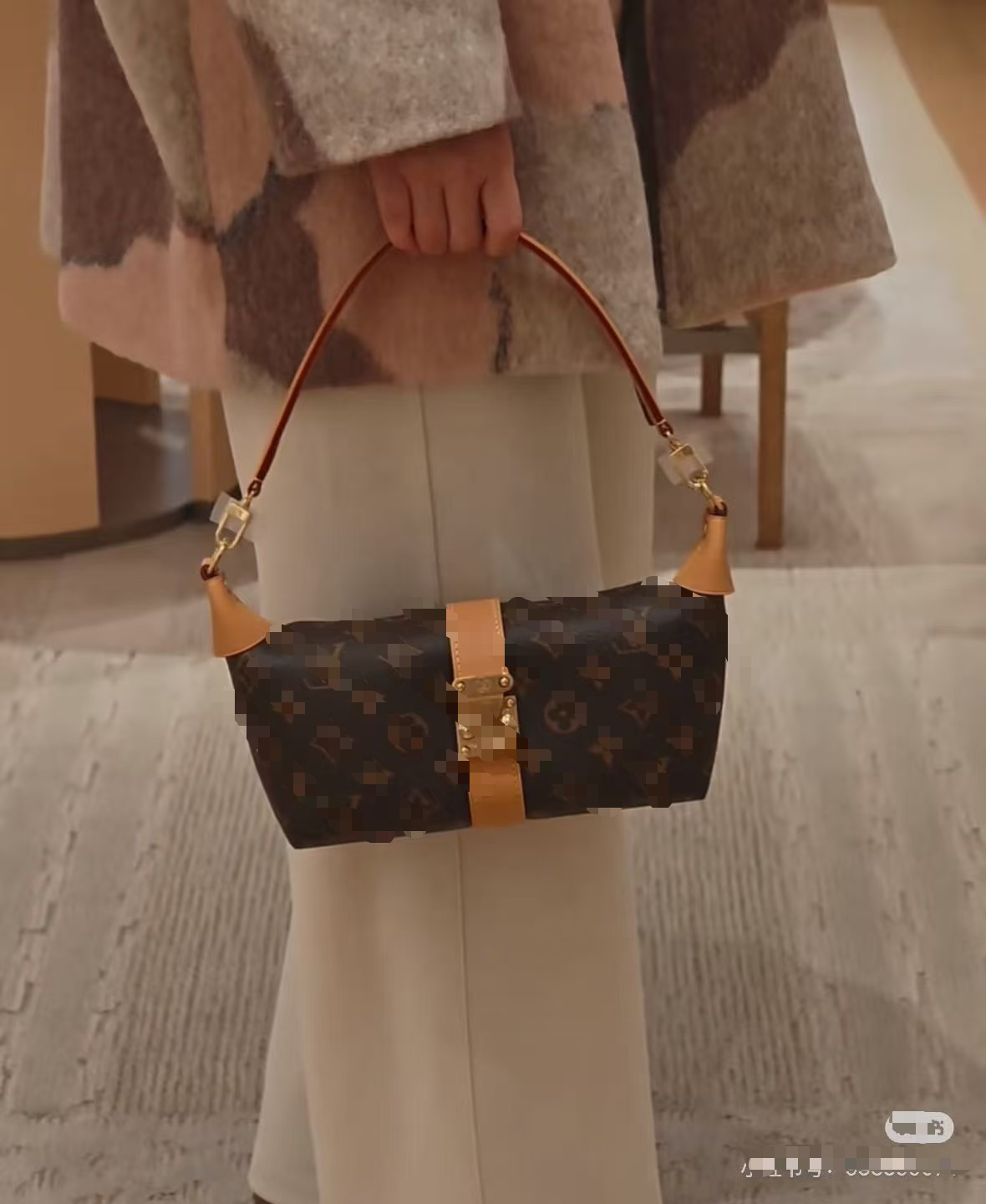 2026 New Foreign Trade Trendy Lunchbox Bag with a High-End Feel, Fashionable Underarm Handbag, Stylish Shoulder and Crossbody Bag Wholesale detail image