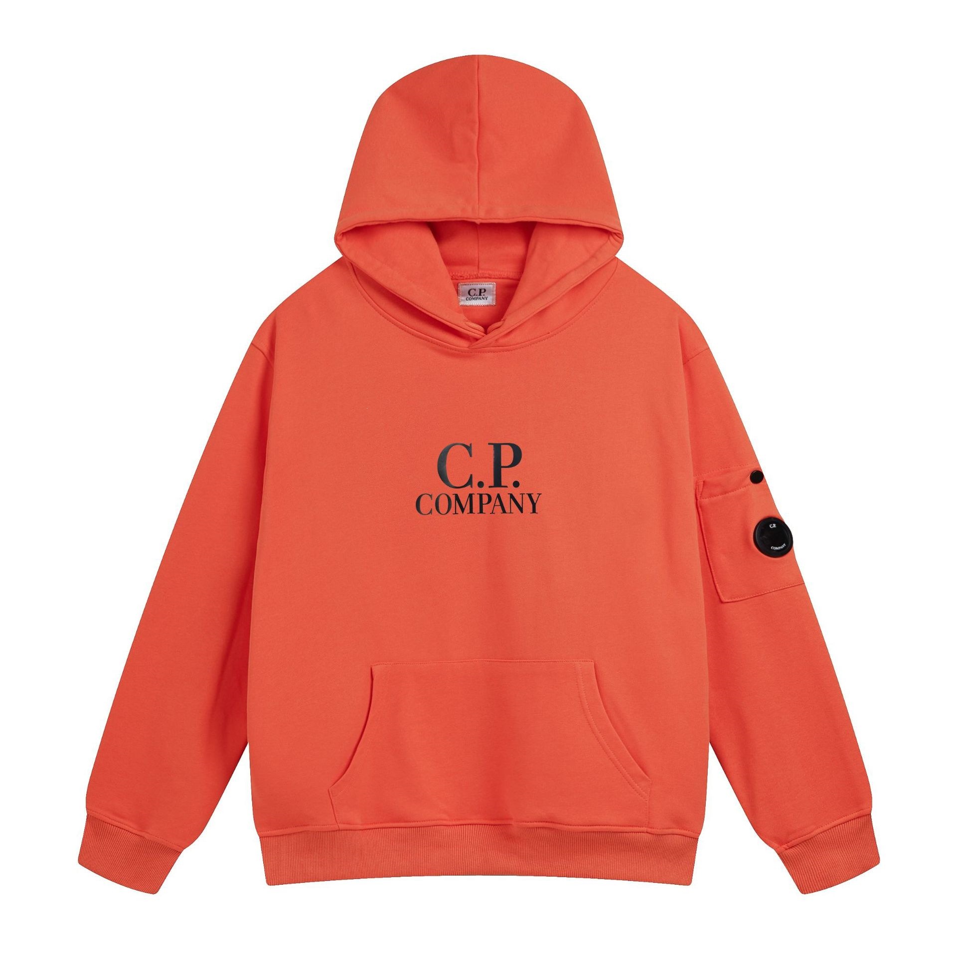 European and American C.P. Lens Badge Functional Hooded Sweatshirt detail image