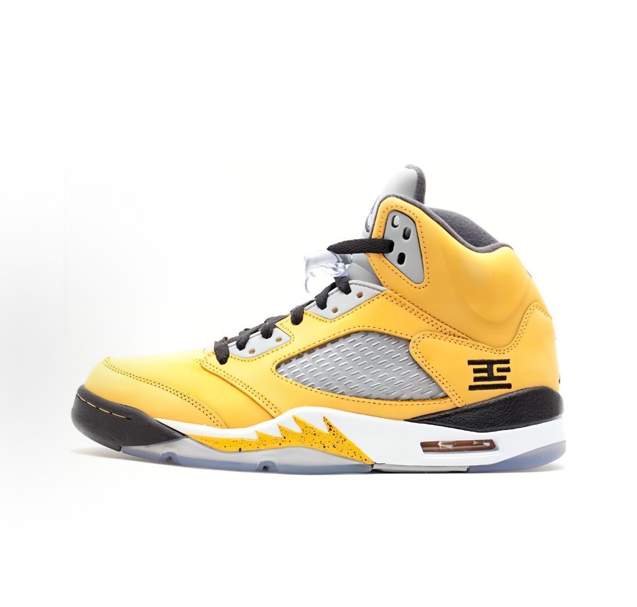 Shoes Aj5 High-Top Basketball Shoes Black Silver Rukawa Kaede Psg