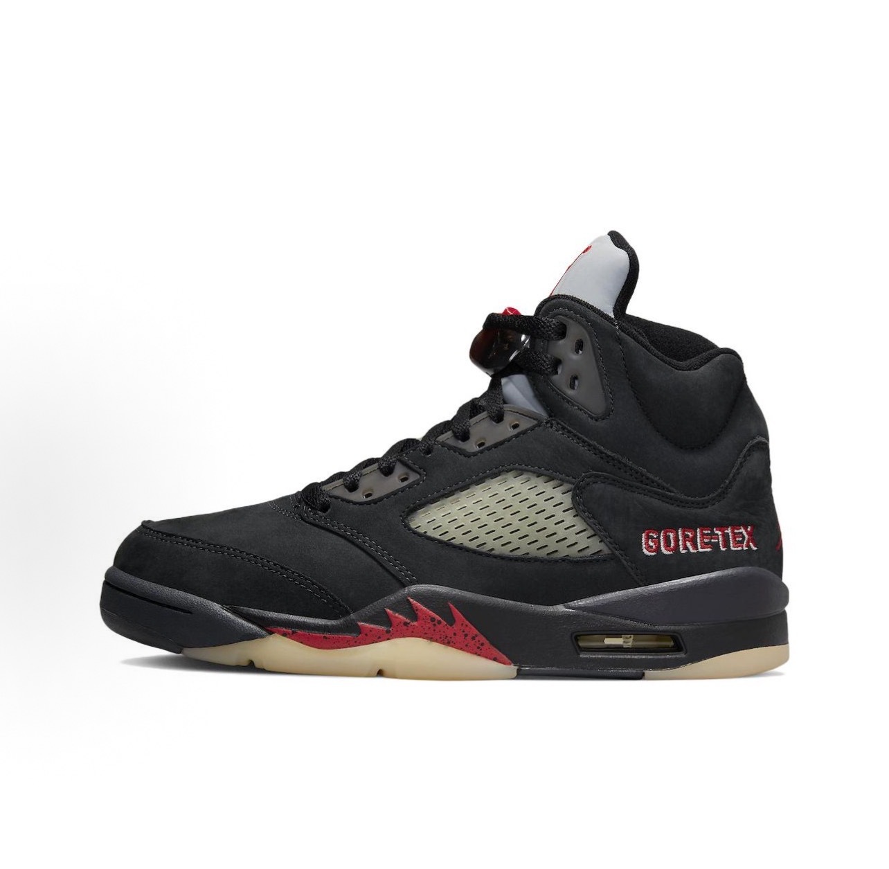Shoes Aj5 High-Top Basketball Shoes Black Silver Rukawa Kaede Psg