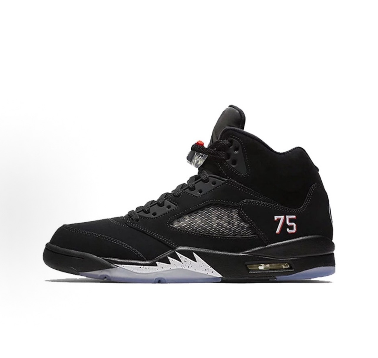Shoes Aj5 High-Top Basketball Shoes Black Silver Rukawa Kaede Psg