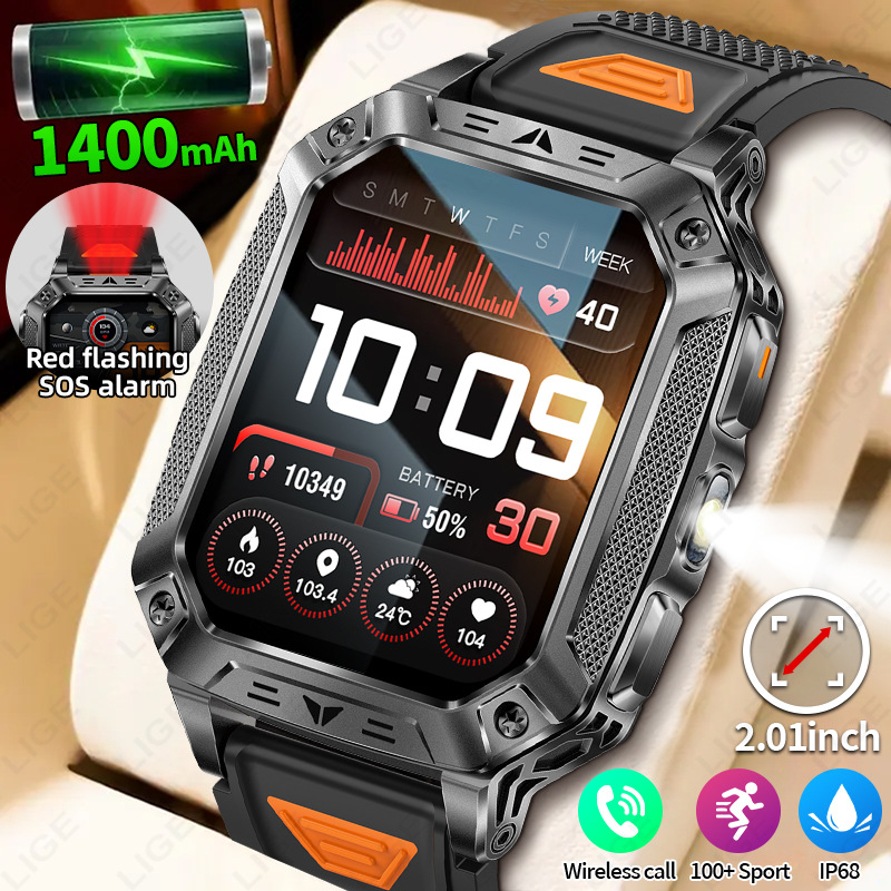 New Model Ak86 Large-Screen Square Outdoor Sports Smart Watch