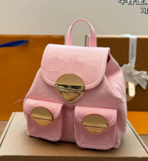 European and American Retro Denim Backpack, Fashionable Versatile detail image