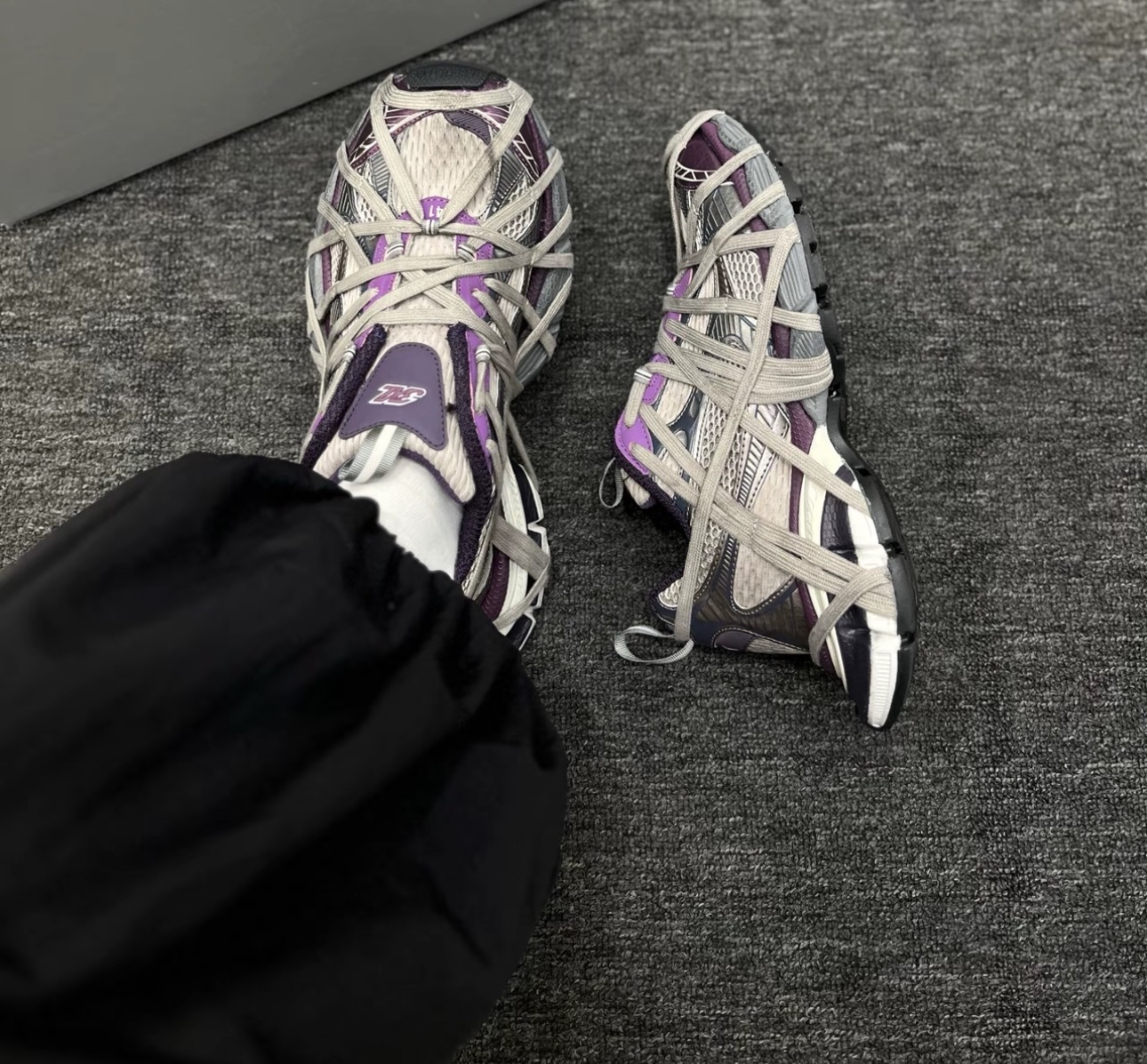 Cross-Border Putian High-Top Paris Tenth Generation 3XL Dad Shoes Spider-Man Lace-Up Breathable Sneakers Retro Height-Increasing Shoes detail image