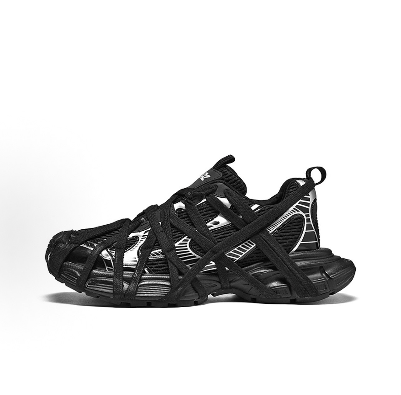 Cross-Border Putian High-Top Paris Tenth Generation 3XL Dad Shoes Spider-Man Lace-Up Breathable Sneakers Retro Height-Increasing Shoes