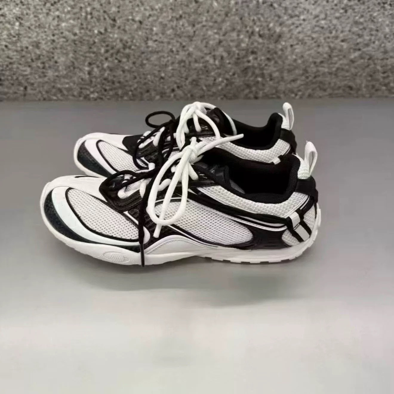 Light Luxury Bajia Radar Gradient Lines Men s Shoes, Simple and