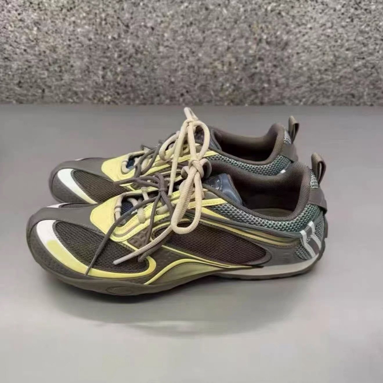 Light Luxury Bajia Radar Gradient Lines Men s Shoes, Simple and