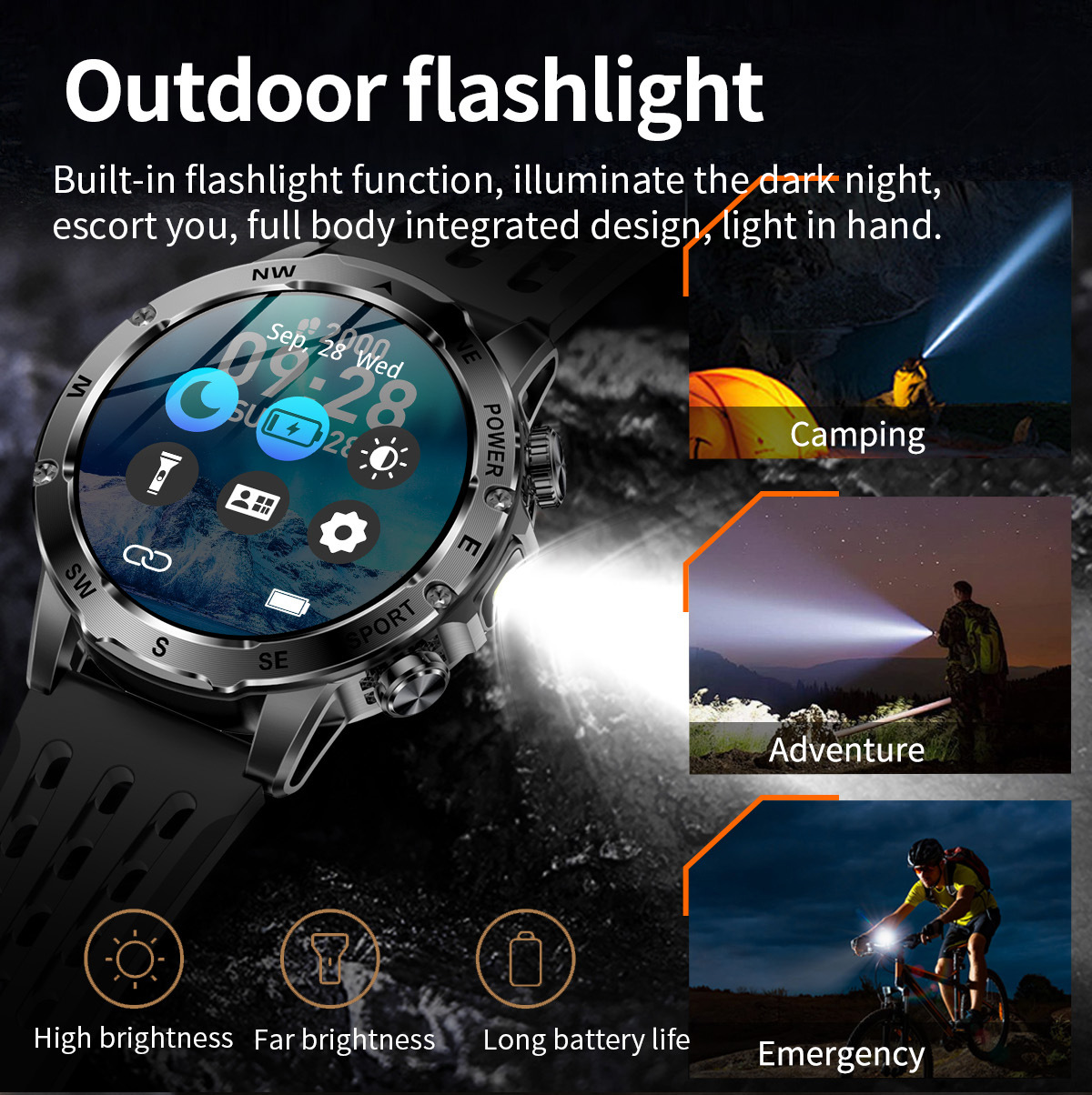 New Model Ak92 Smart Watch, Multi-Functional Bluetooth Call, Heart detail image