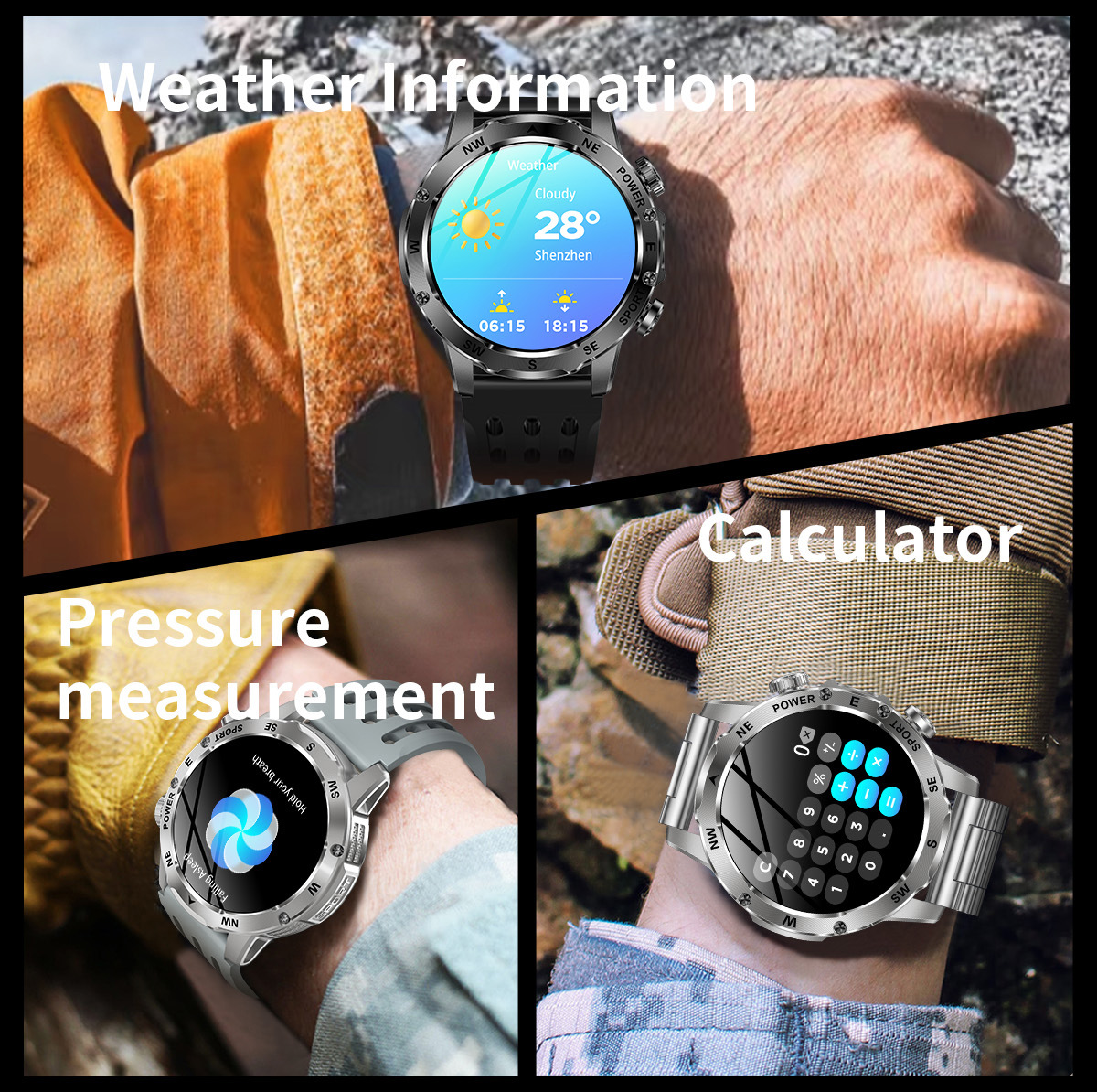 New Model Ak92 Smart Watch, Multi-Functional Bluetooth Call, Heart detail image