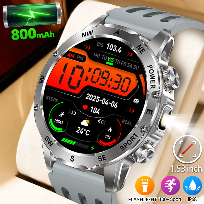 New Model Ak92 Smart Watch, Multi-Functional Bluetooth Call, Heart