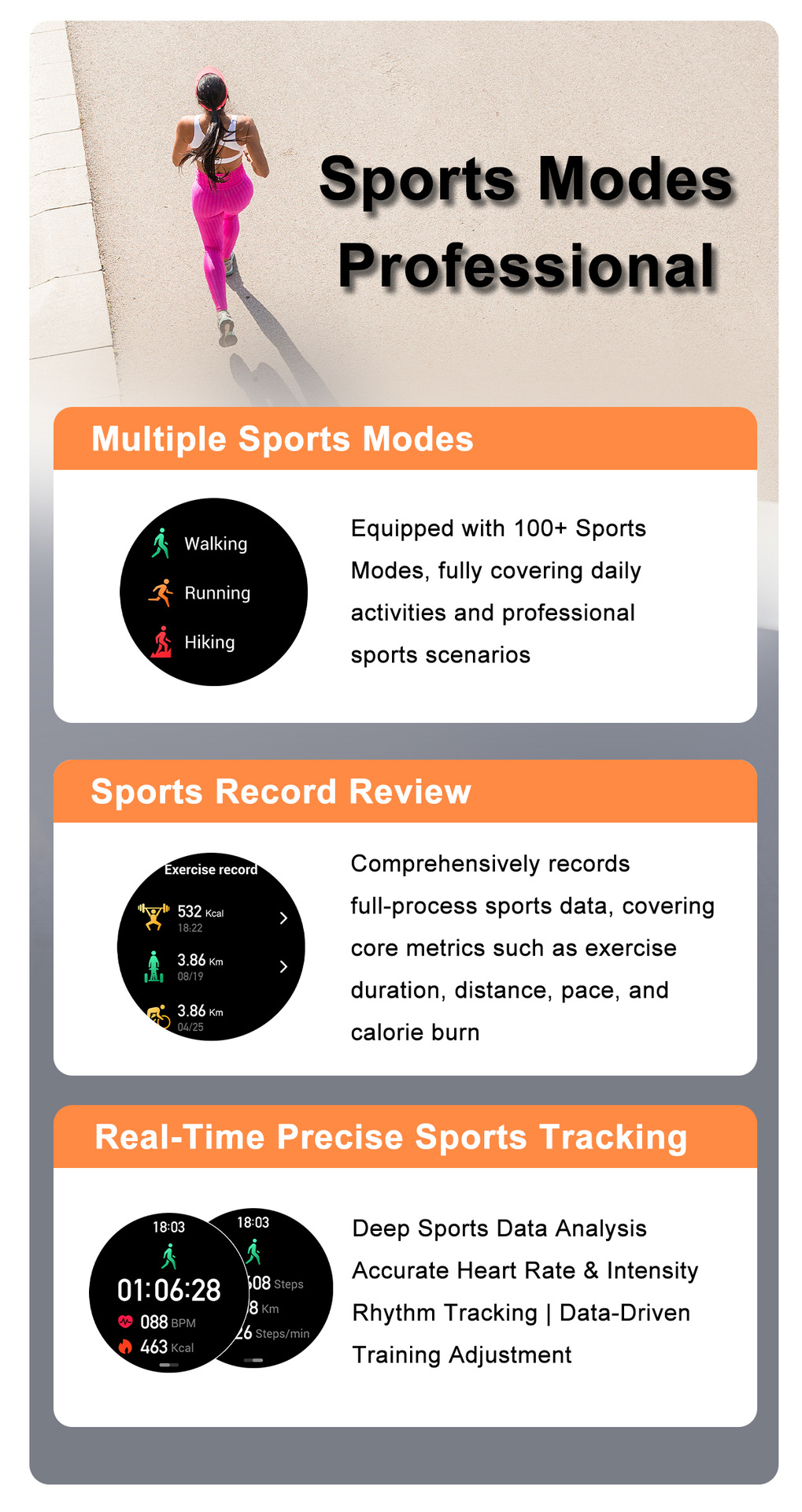 New Model Yk16 Smart Watch with Bluetooth Calling, Heart Rate detail image