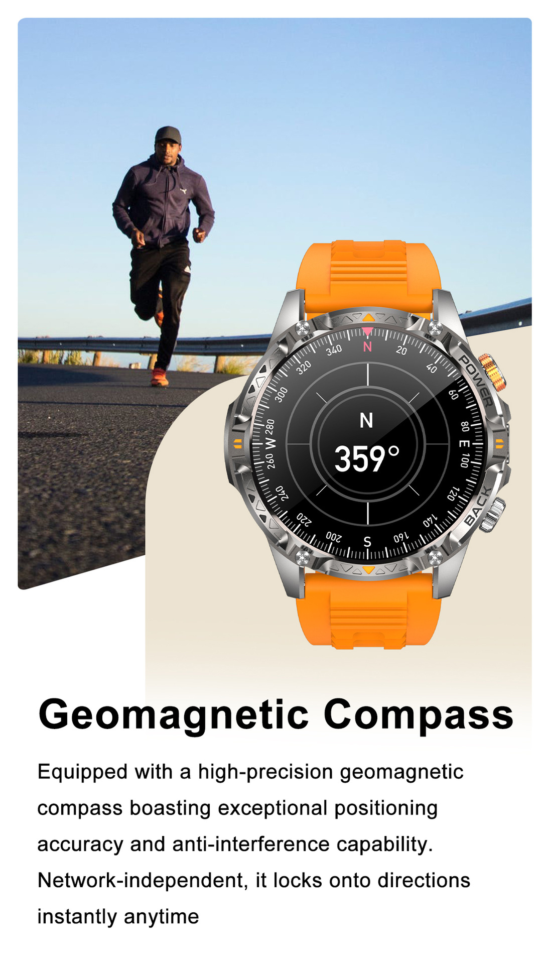 New Model Yk16 Smart Watch with Bluetooth Calling, Heart Rate detail image