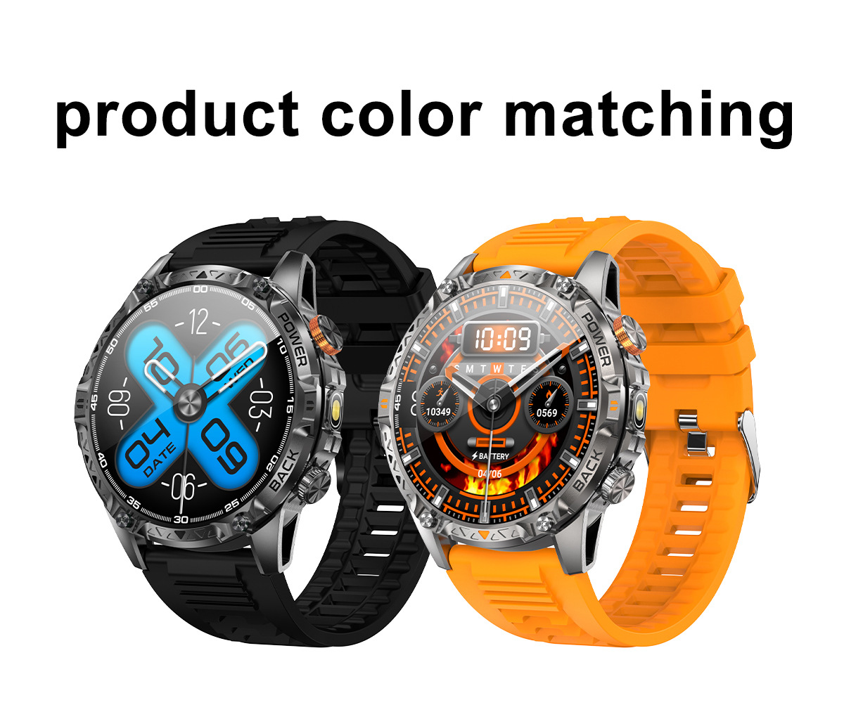 New Model Yk16 Smart Watch with Bluetooth Calling, Heart Rate detail image