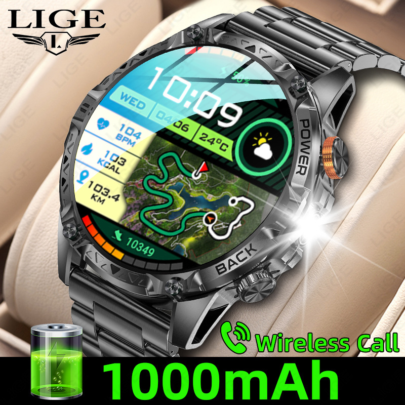 New Model Yk16 Smart Watch with Bluetooth Calling, Heart Rate