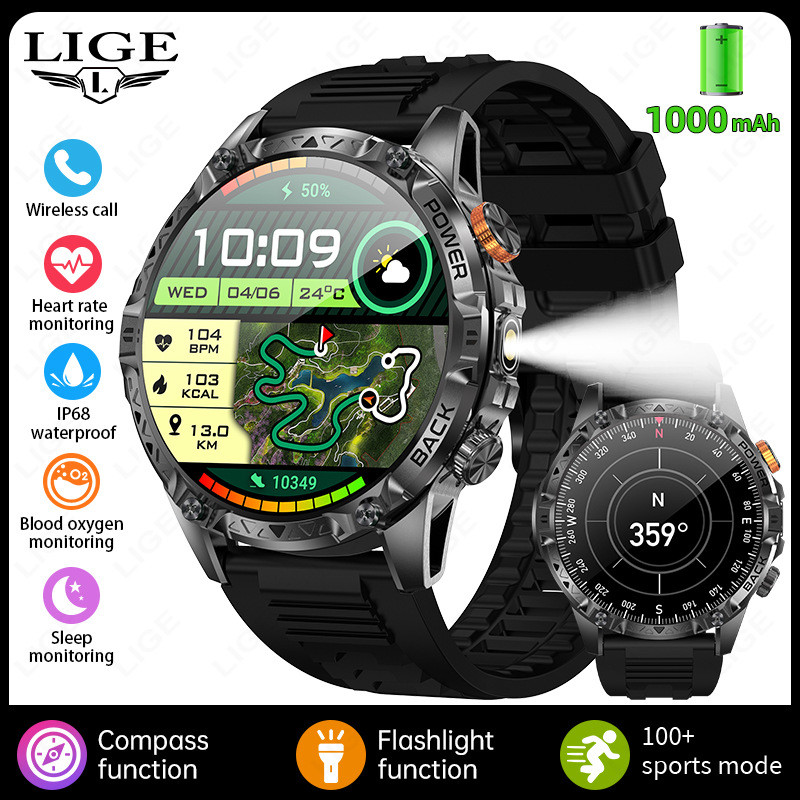 New Model Yk16 Smart Watch with Bluetooth Calling, Heart Rate