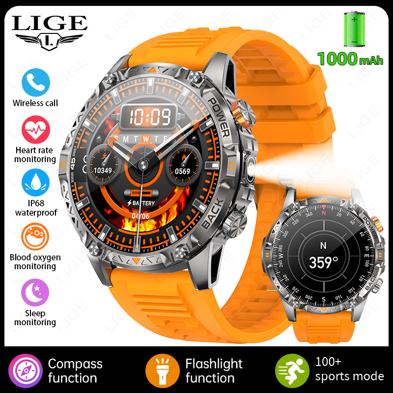 New Model Yk16 Smart Watch with Bluetooth Calling, Heart Rate