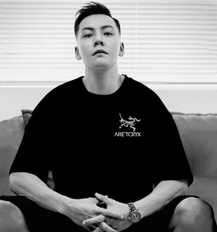 [Ole Zone] Outlets Bird Family Printed Fashion T-shirt Men's Top Short Sleeve Time-limited Buying detail image
