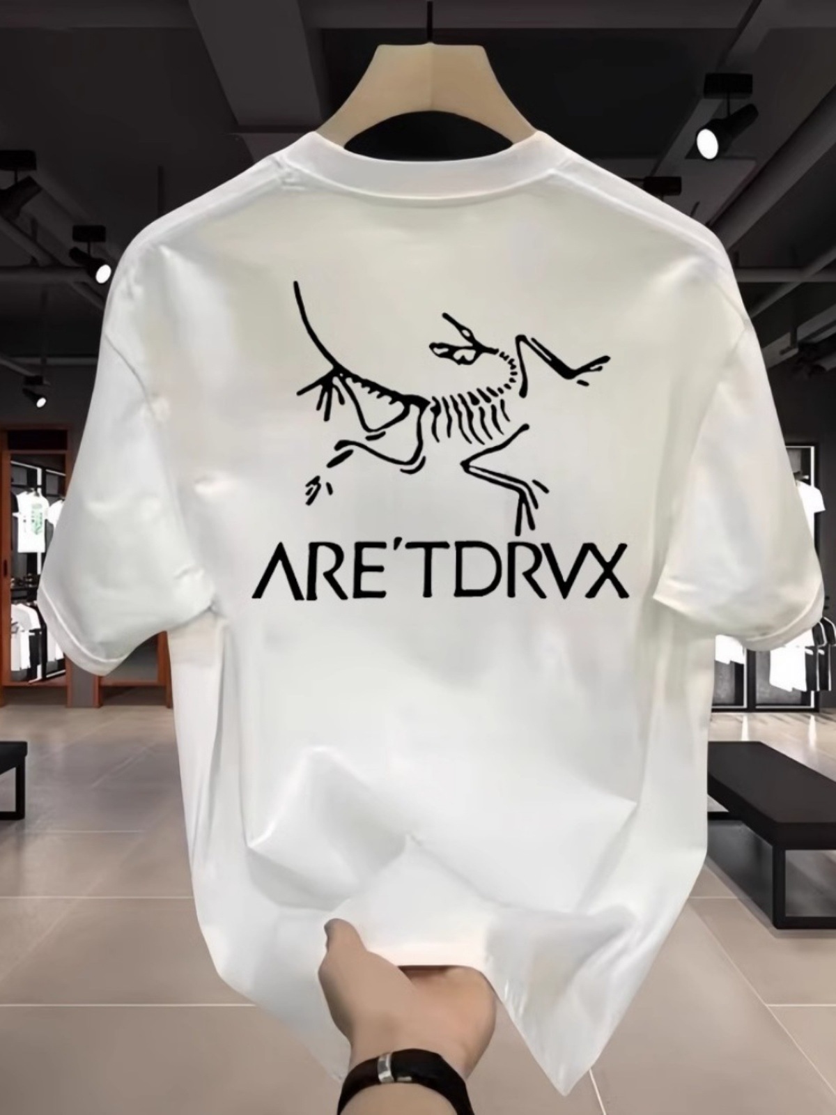 [Ole Zone] Outlets Bird Family Printed Fashion T-shirt Men's Top Short Sleeve Time-limited Buying