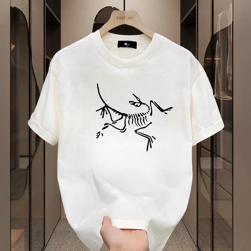 [Ole Zone] Outlets Bird Family Printed Fashion T-shirt Men's Top Short Sleeve Time-limited Buying