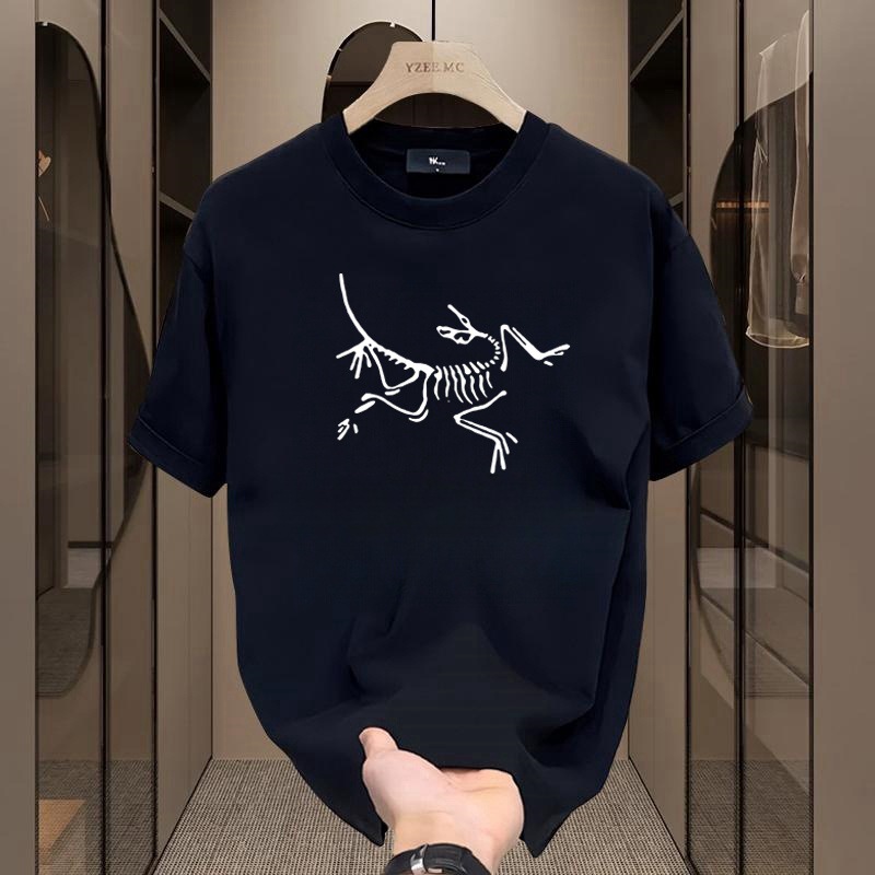 [Ole Zone] Outlets Bird Family Printed Fashion T-shirt Men's Top Short Sleeve Time-limited Buying