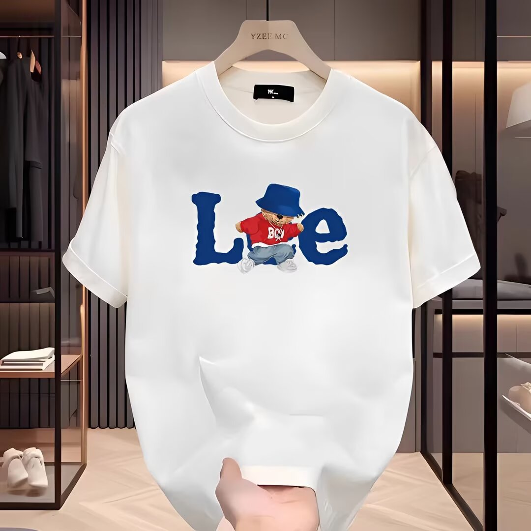 [Special Offer] Outlets Launch Trendy Brand Round Neck Short-Sleeved T-Shirts for Men in Summer 2025