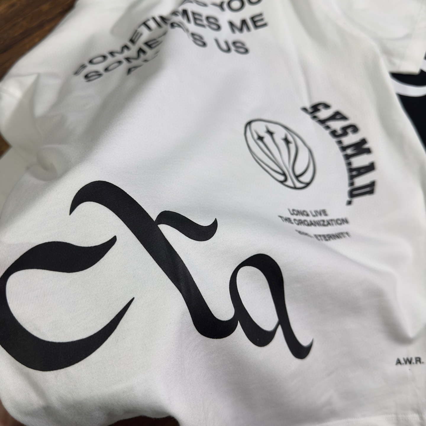 NOCTA Joint Spring Large Letter Printing Digital Pure Cotton Casual detail image