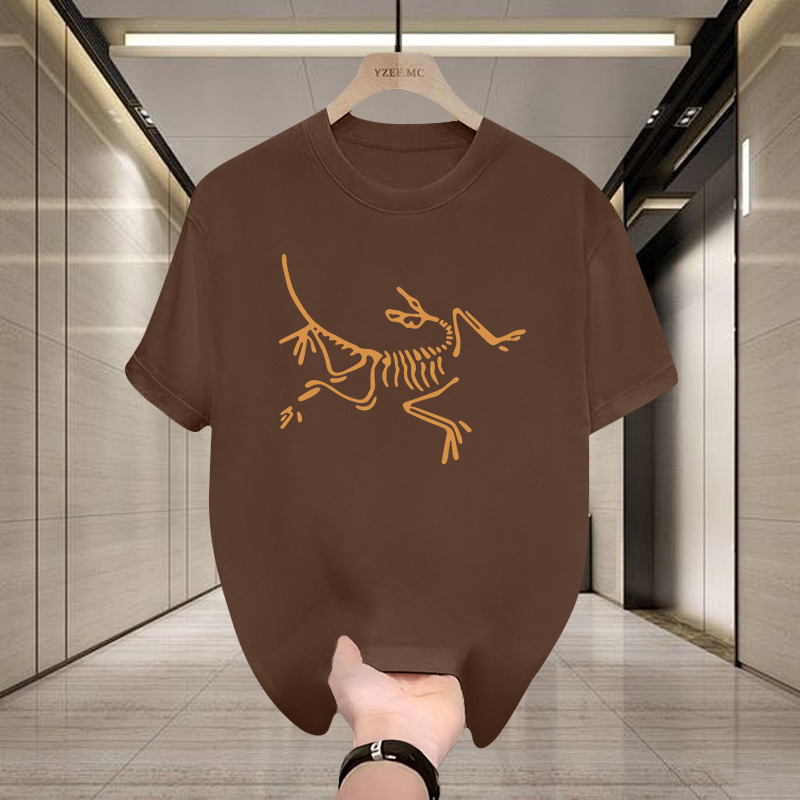Summer new bird home short sleeve T-shirt men s casual 260g round