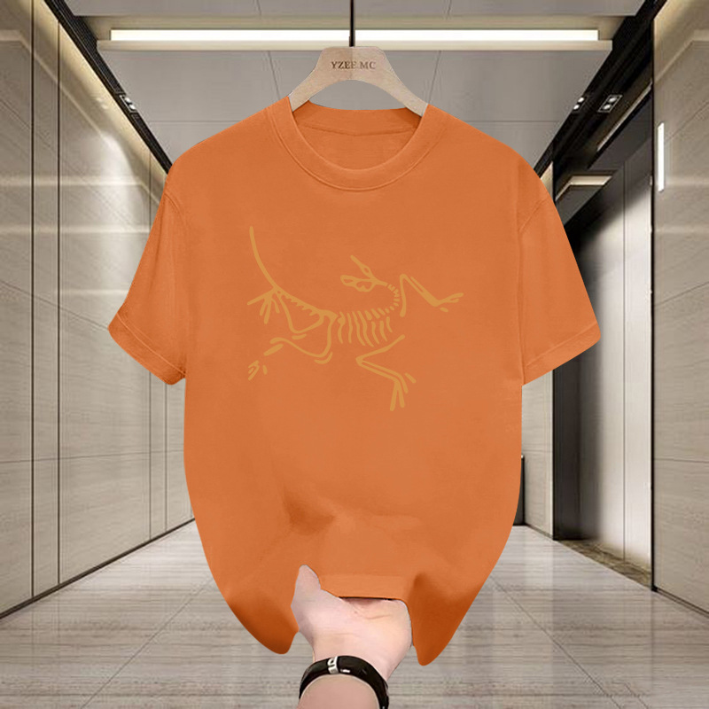 Summer new bird home short sleeve T-shirt men s casual 260g round