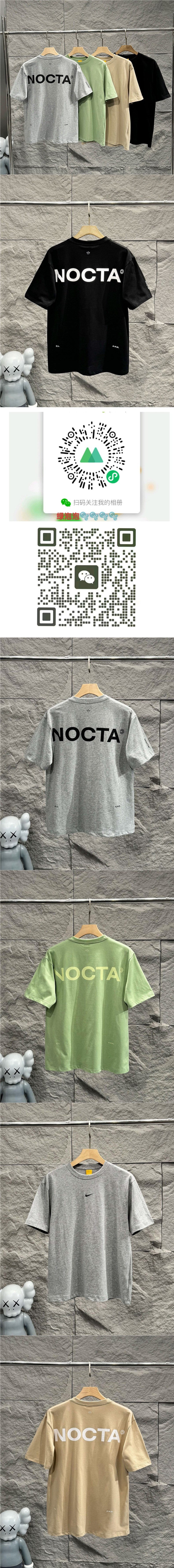 Dropshipping Nocta 2025 Summer Couple Letter Printed Round Neck detail image