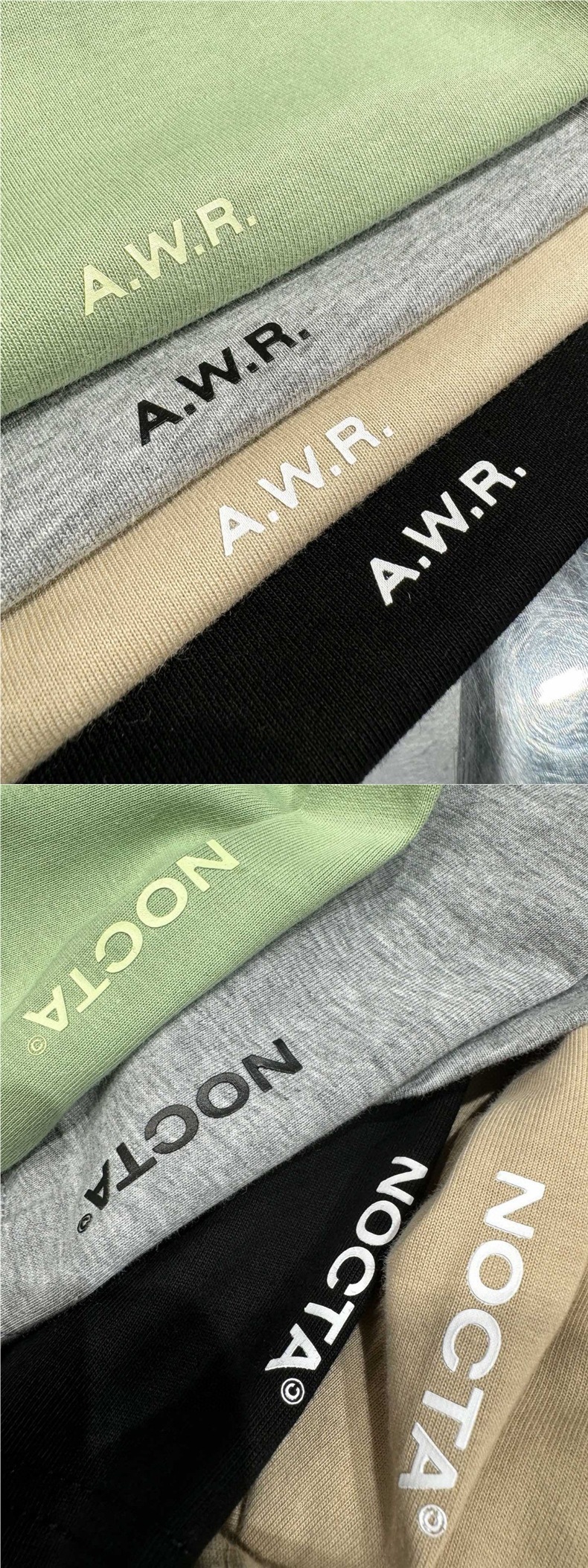 Dropshipping Nocta 2025 Summer Couple Letter Printed Round Neck detail image