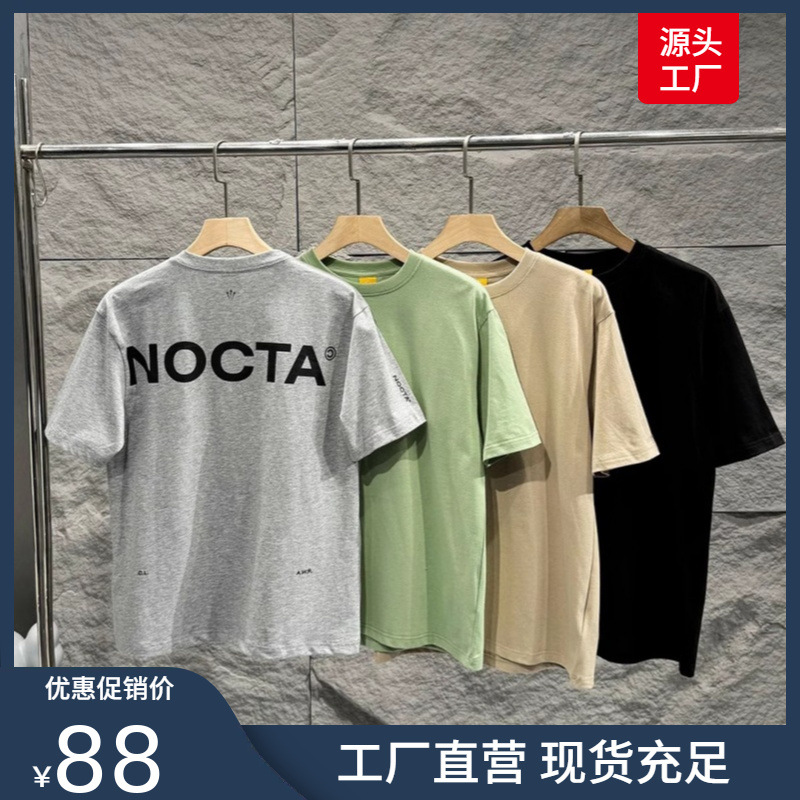 Dropshipping Nocta 2025 Summer Couple Letter Printed Round Neck