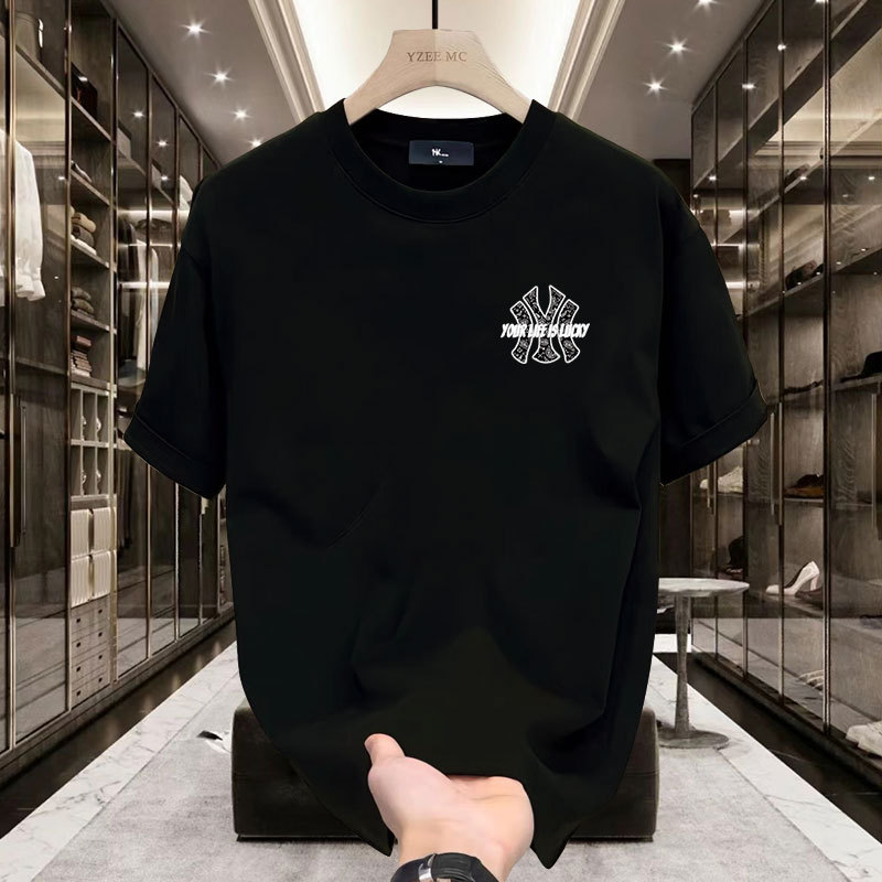American Style Handsome Heavyweight Short-Sleeved T-Shirt Men s detail image