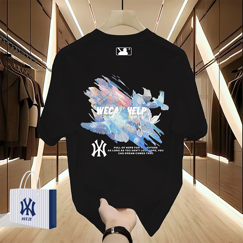 [Special Area 90% off] Outlet Selection丨Heavyweight丨Mlbreeze丨Xiuhe Suit丨Men's Short Sleeve T-Shirt