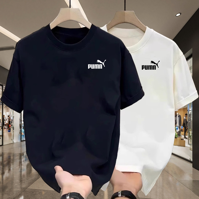 Ole Counter Short-Sleeved T-Shirt Men's Summer New Loose Half-Sleeved Round Neck Couple Wear Men's and Women's Tops Trendy