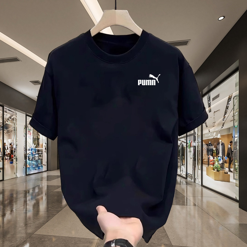 Ole Counter Short-Sleeved T-Shirt Men's Summer New Loose Half-Sleeved Round Neck Couple Wear Men's and Women's Tops Trendy