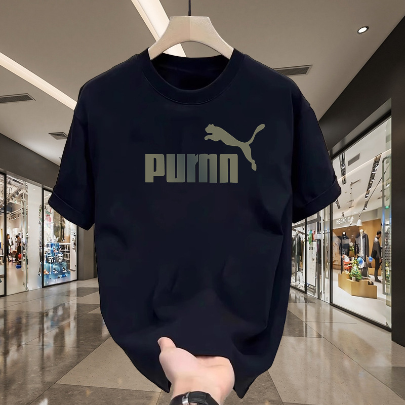 Ole Counter Short-Sleeved T-Shirt Men's Summer New Loose Half-Sleeved Round Neck Couple Wear Men's and Women's Tops Trendy
