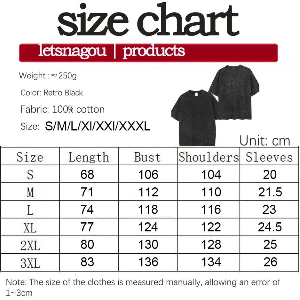 Foreign Trade Japanese Nana Independent Osaki Anime New Retro T-Shirt 2025 Harajuku Print Washed detail image