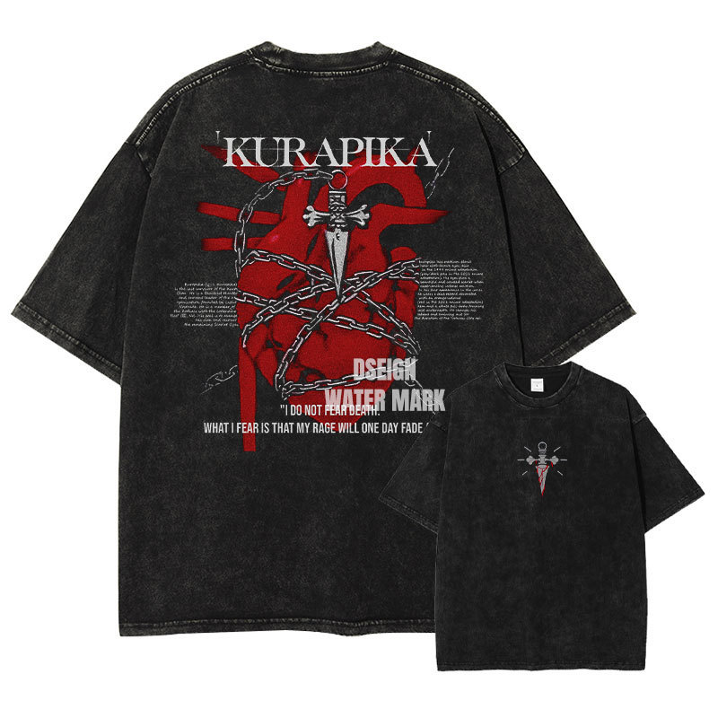 Vintagewashedanime-Hunteranimeshirttshirtstkurapika