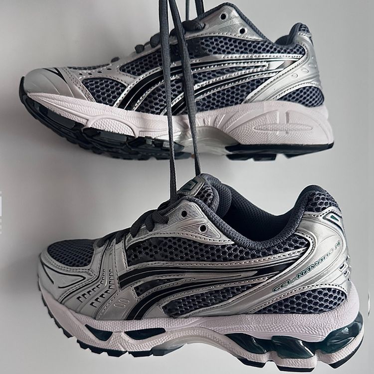 Kayano14 Men and Women Retro Running Shoes Breathable Sports Shoes Men's Shoes Silver Lovers Running Shoes K14 detail image
