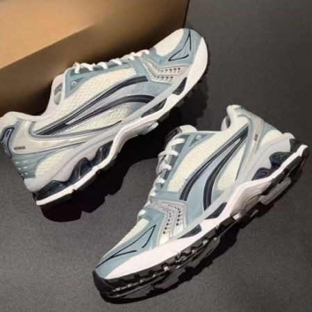 Kayano14 Men and Women Retro Running Shoes Breathable Sports Shoes Men's Shoes Silver Lovers Running Shoes K14