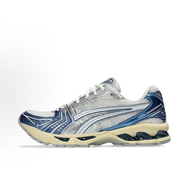Kayano14 Men and Women Retro Running Shoes Breathable Sports Shoes Men's Shoes Silver Lovers Running Shoes K14