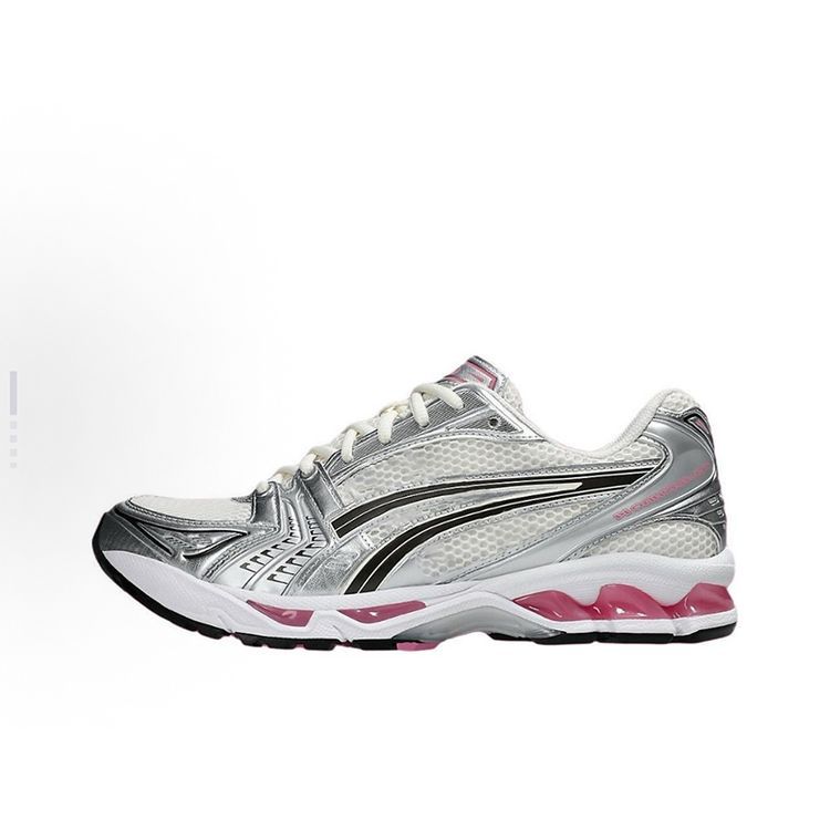 Kayano14 Men and Women Retro Running Shoes Breathable Sports Shoes Men's Shoes Silver Lovers Running Shoes K14