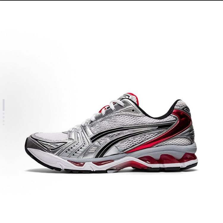 Kayano14 Men and Women Retro Running Shoes Breathable Sports Shoes Men's Shoes Silver Lovers Running Shoes K14