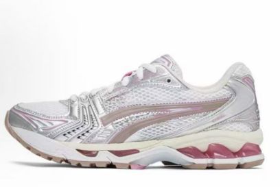 Kayano14 Men and Women Retro Running Shoes Breathable Sports Shoes Men's Shoes Silver Lovers Running Shoes K14